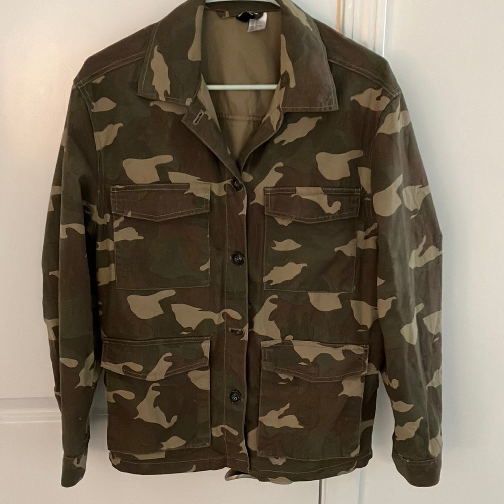 H&M Camo Shacket